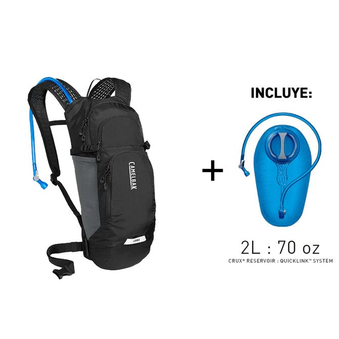 MOCHILA CAMELBAK LOBO 9 2 LTS NEGRO